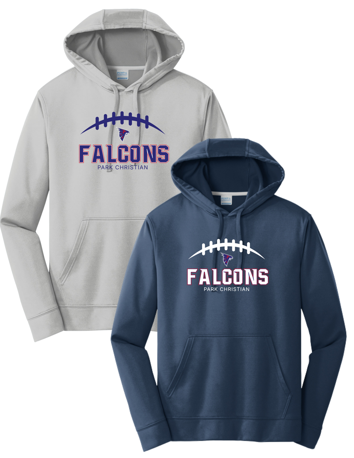 PCS Football Dry Fit Tee, Long Sleeve, or Hoodie PCS74