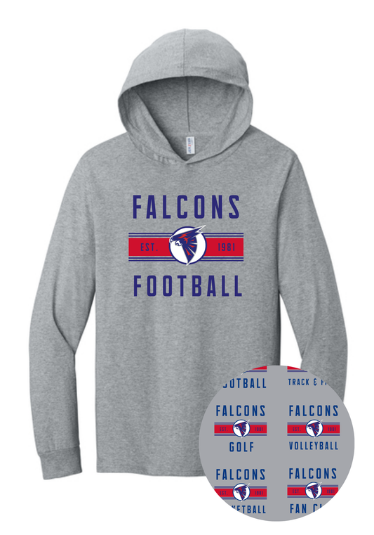 PCS ANY SPORT Stripe Tee, or Long Sleeve Hoodie PCS41