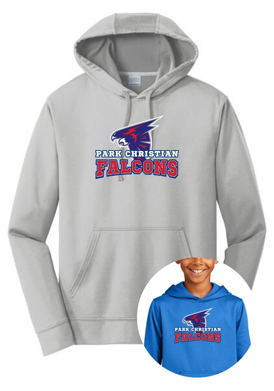Curved Falcons Dry Fit Tee, Long Sleeve, or Hoodie PCS13
