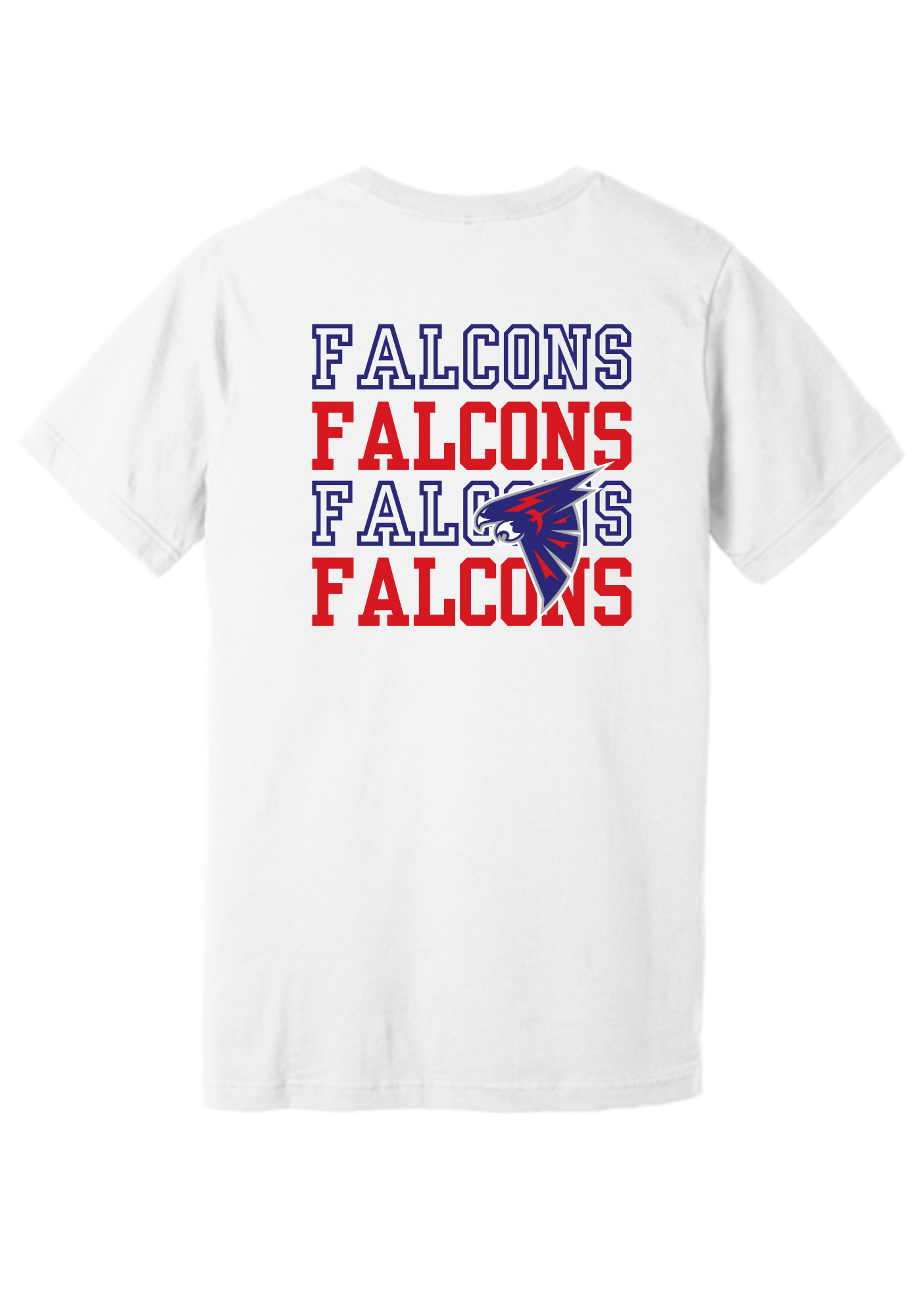 PCS Repeating Falcons Tee, Long Sleeve, or Crew PCS16
