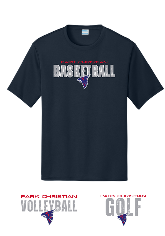 PCS Navy Sports Grunge Tee, Crew Sweatshirt, or Hoodie PCS65