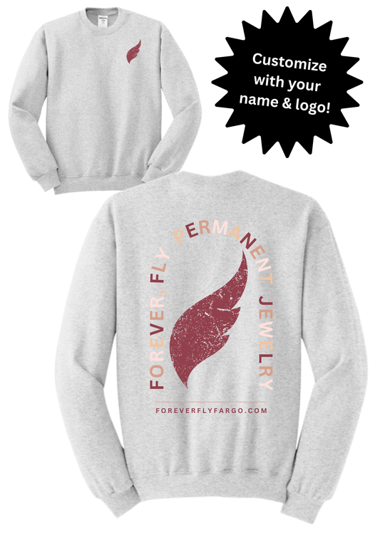 Custom Arched Business Design Tee or Crew