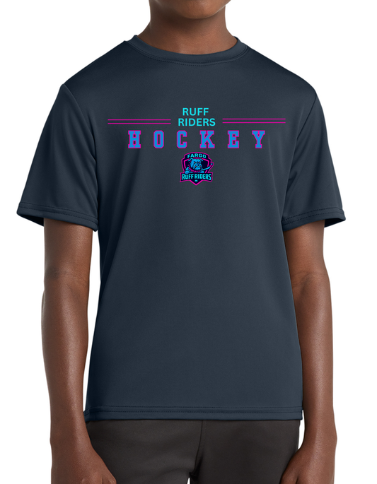 Ruff Riders Dry Fit Logo Tee, Long Sleeve or Hoodie - Youth and Adult