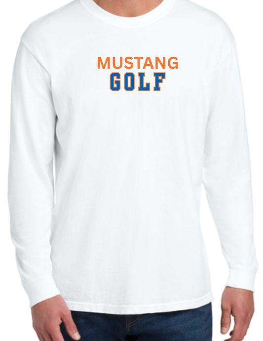 Mustang Golf Dry Fit Tee or Long Sleeve