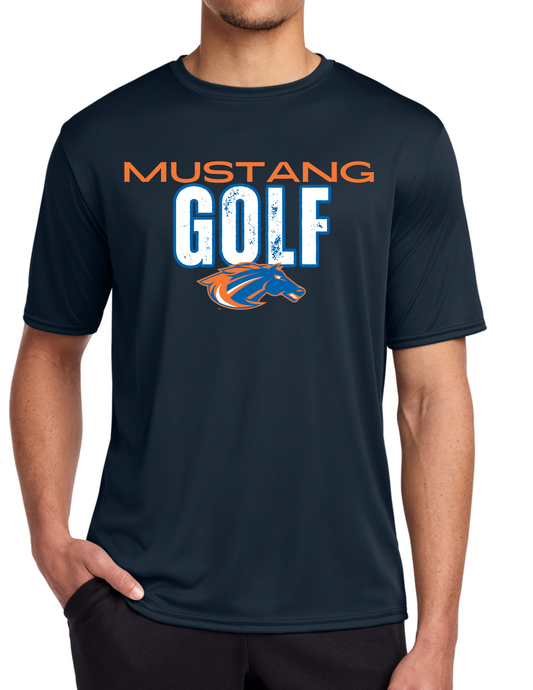 Mustang Golf Dry Fit Tee or Long Sleeve