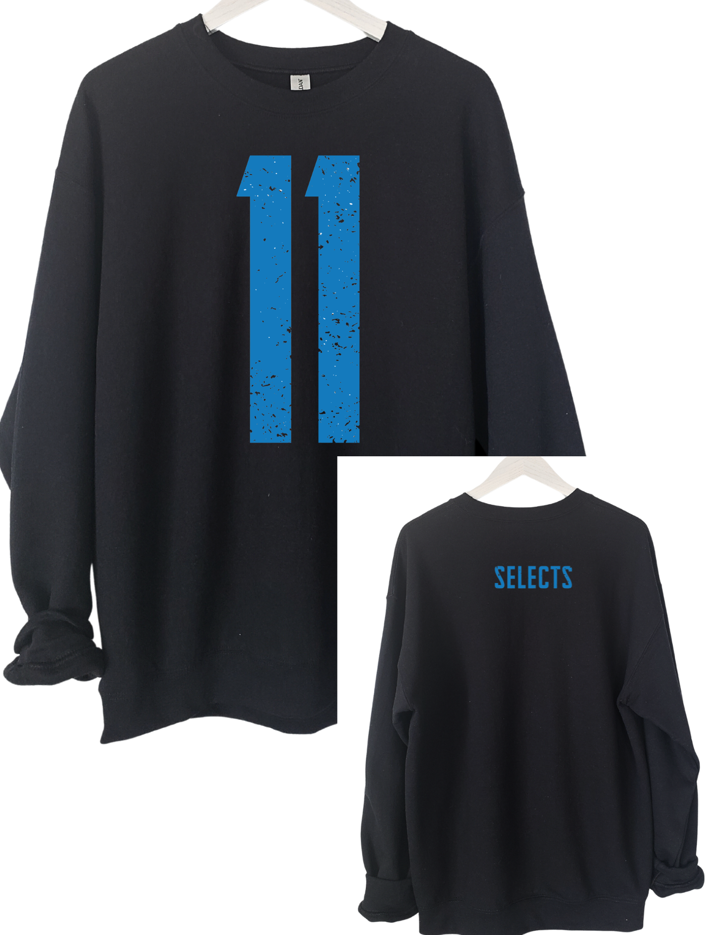 Selects Oversized Number Custom Crew