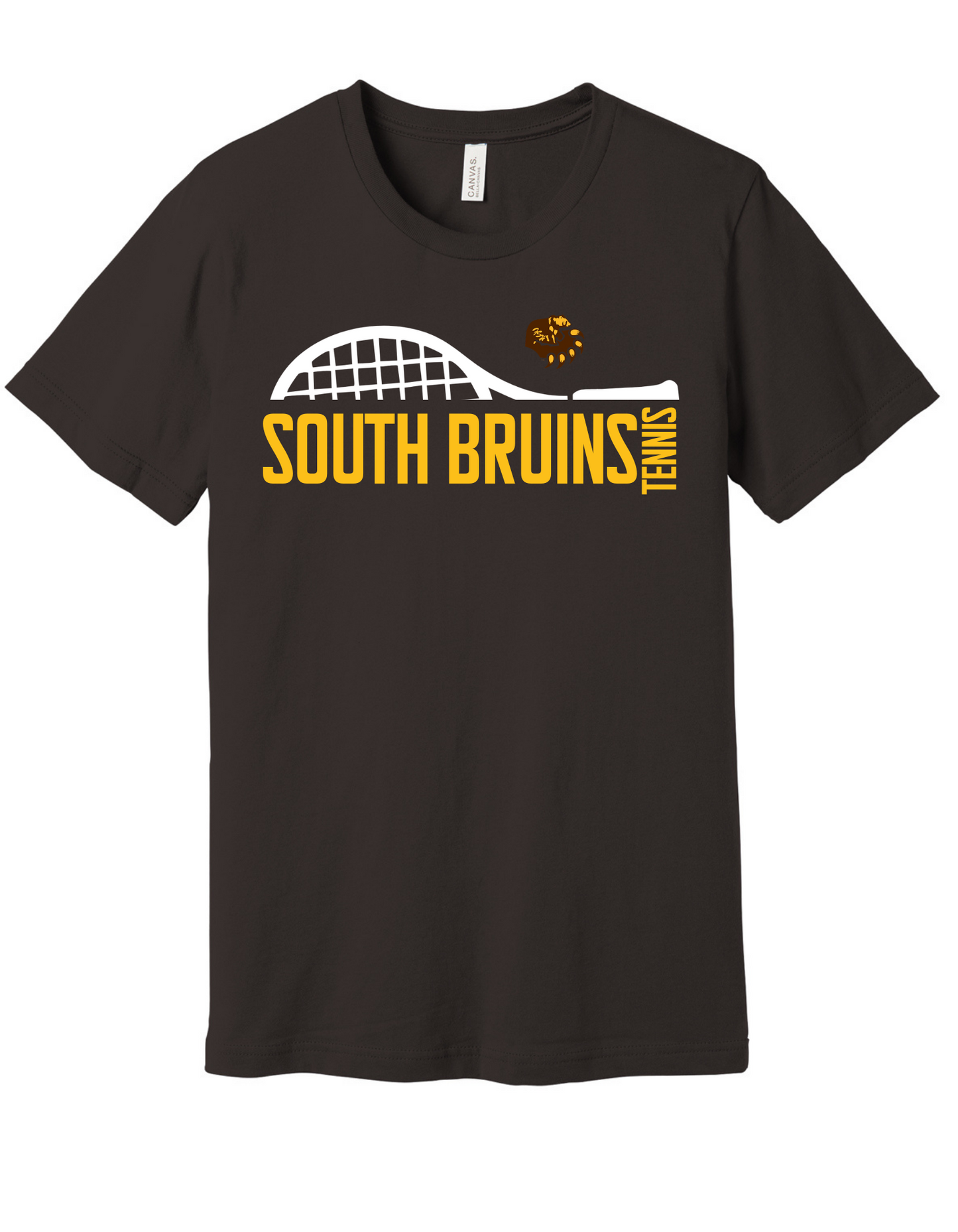 Bruins Tennis Tee, Crew or Hoodie
