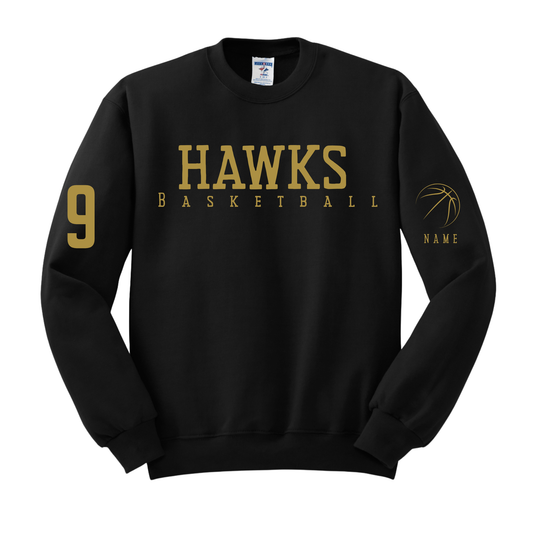 Hawks Basketball Custom Crew