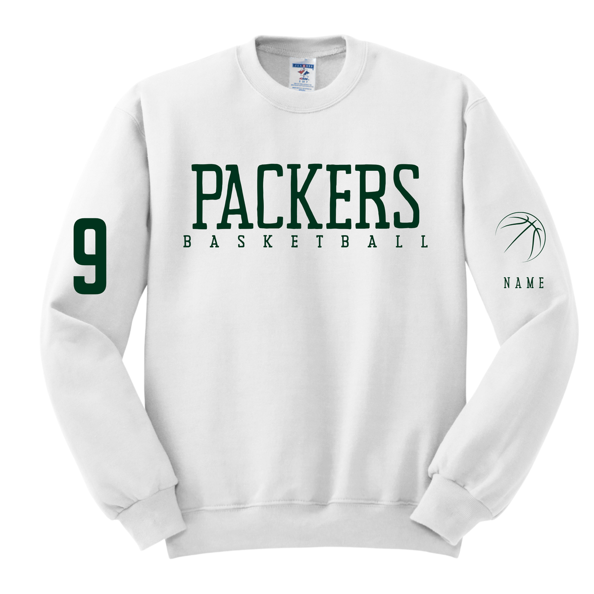 Packer Basketball Custom Crew