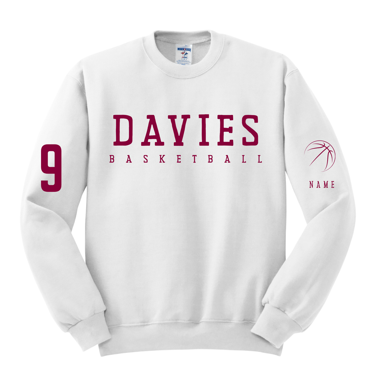 Davies Basketball Custom Crew