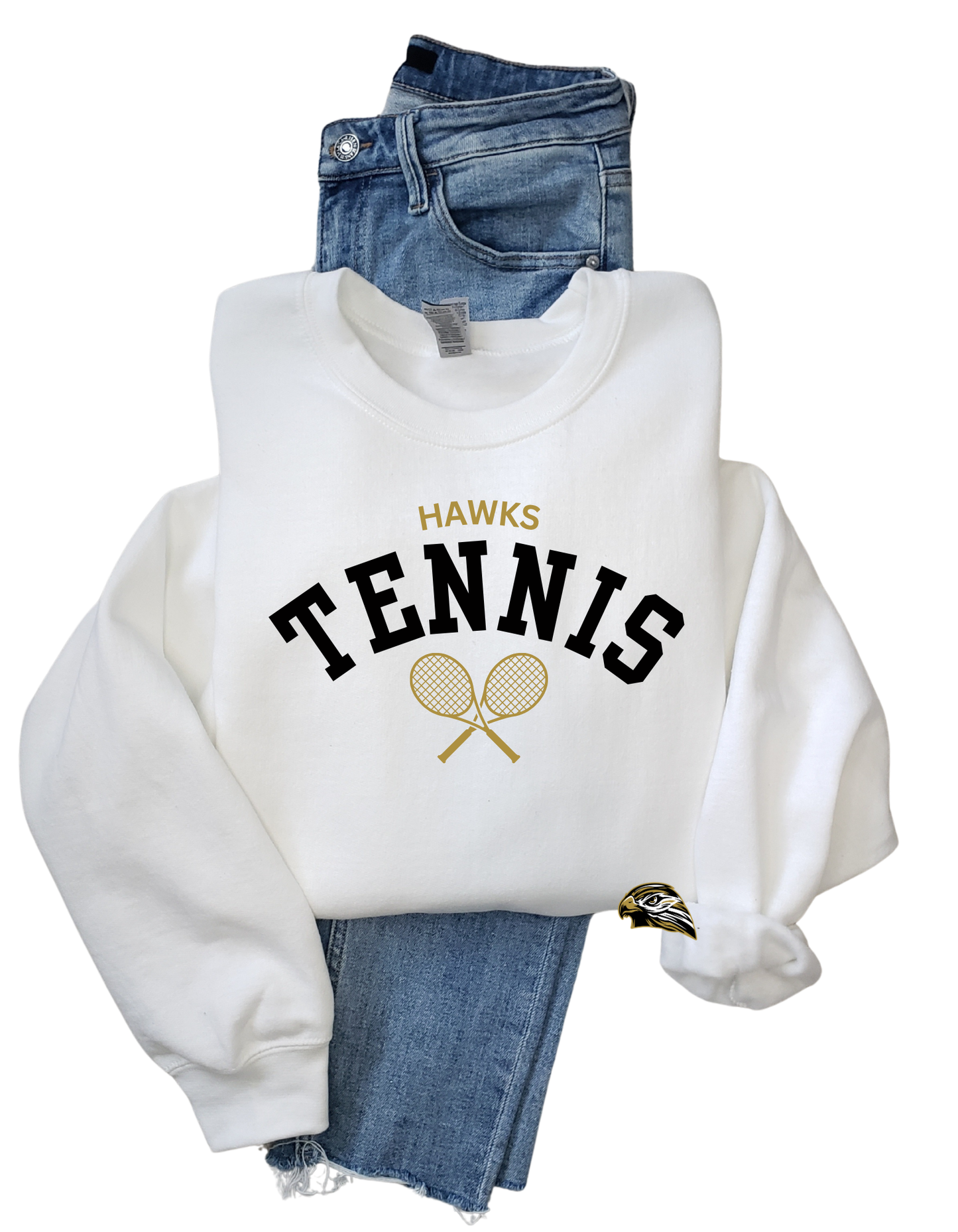 Hawks Tennis Tee, Crew or Hoodie