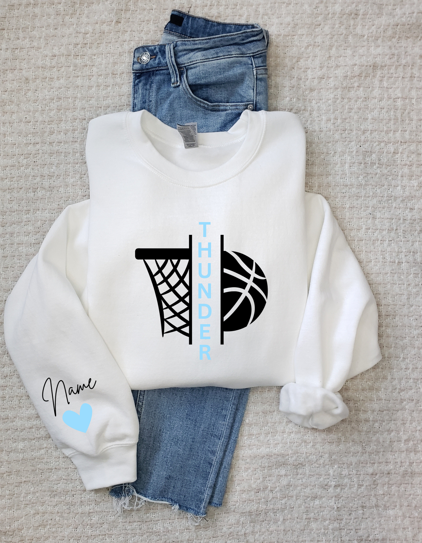 Thunder Basketball Crew Sweatshirt