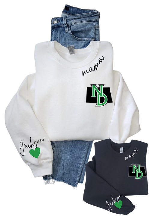 Mama Team ND Crew Sweatshirt
