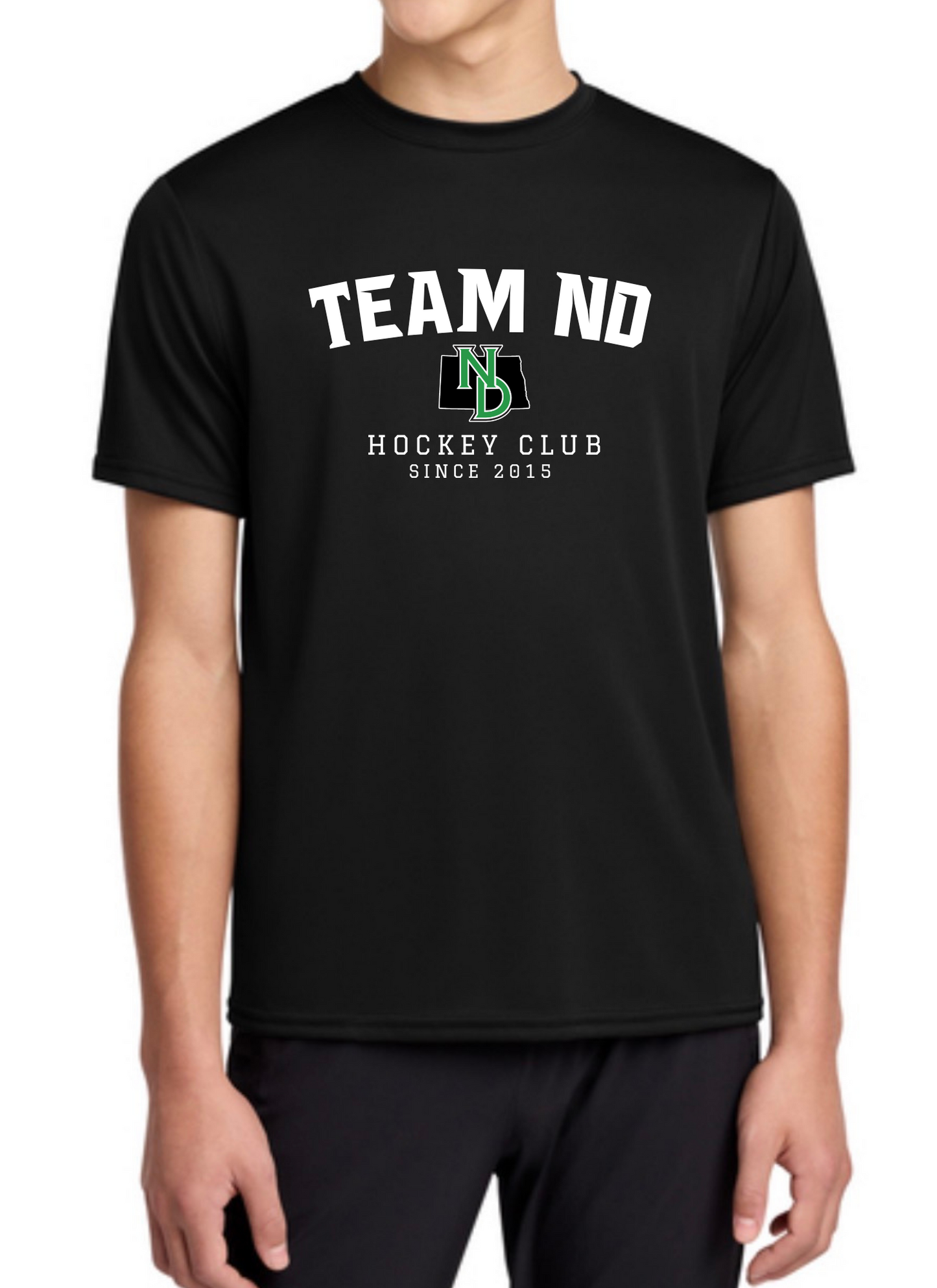 Team ND Hockey - Dry Fit Tee Or Hoodie