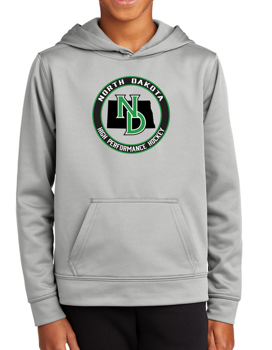 Team ND Dry Fit Hoodie - youth add adult