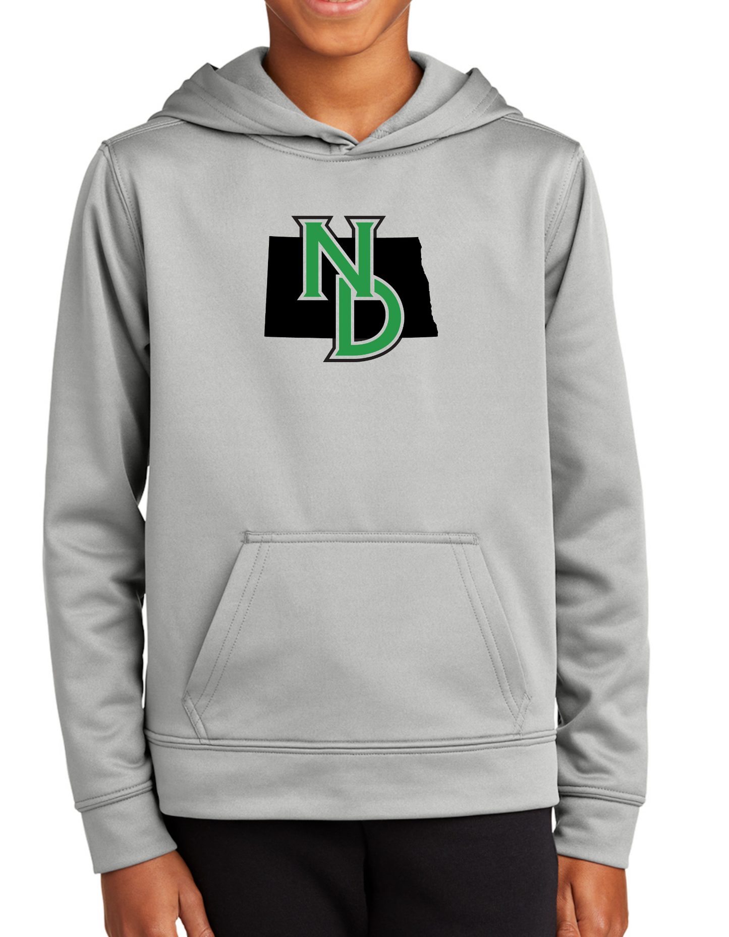 Team ND Dry Fit Hoodie - youth and adult