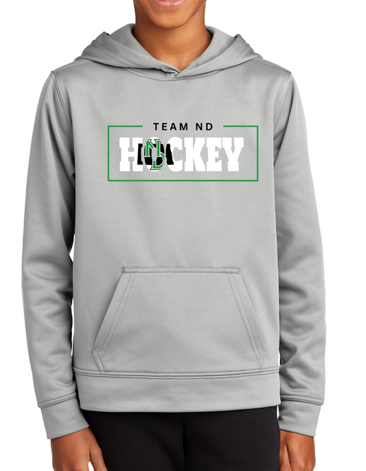 Team ND Dry Fit Hoodie - youth and adult