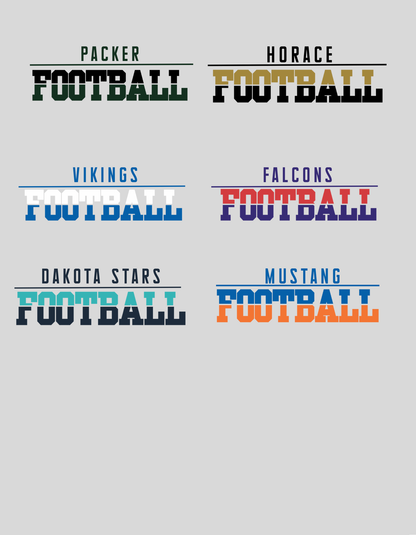 School FOOTBALL Cotton Tee
