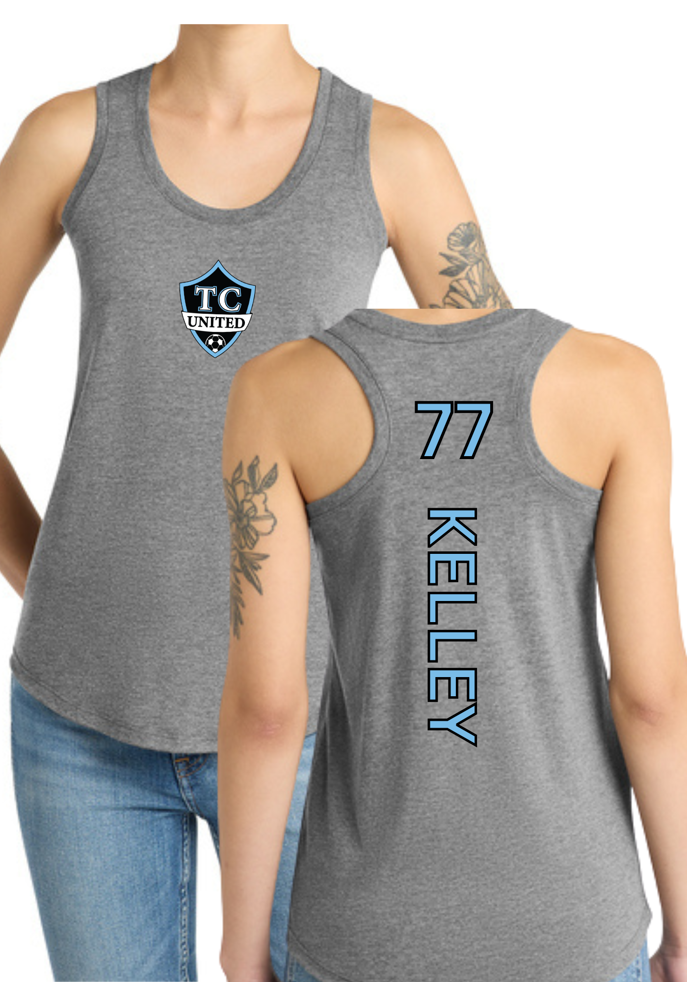 Tri City Logo with Back Tank