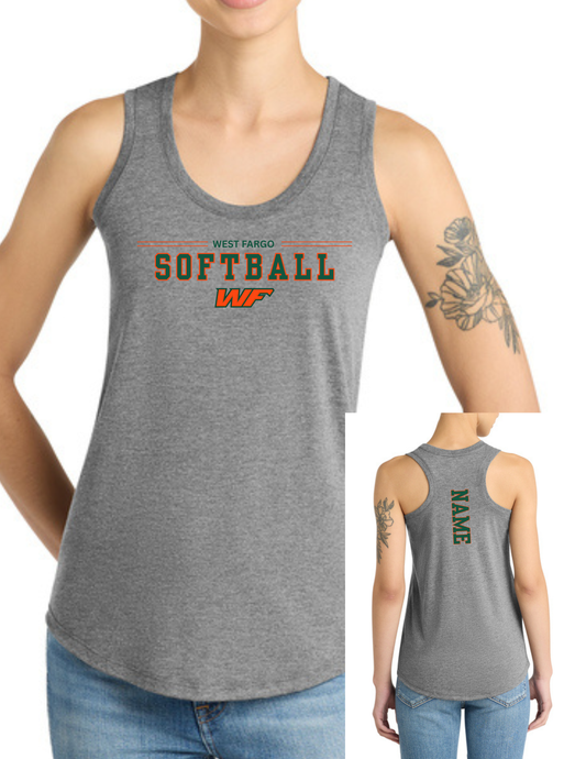 WF Softball Tank, Tee, Crew