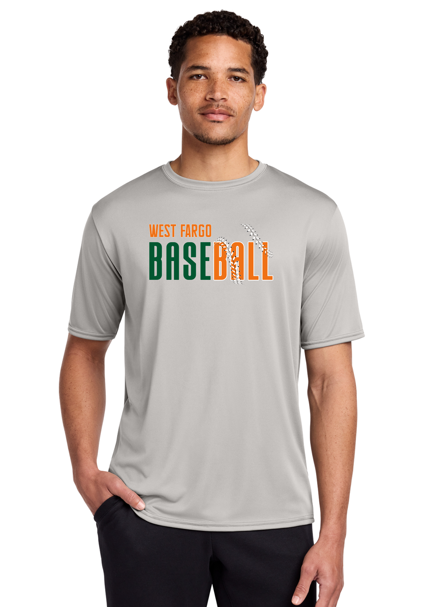 WF Baseball Stitches Dry Fit Tee, Long Sleeve or Hoodie