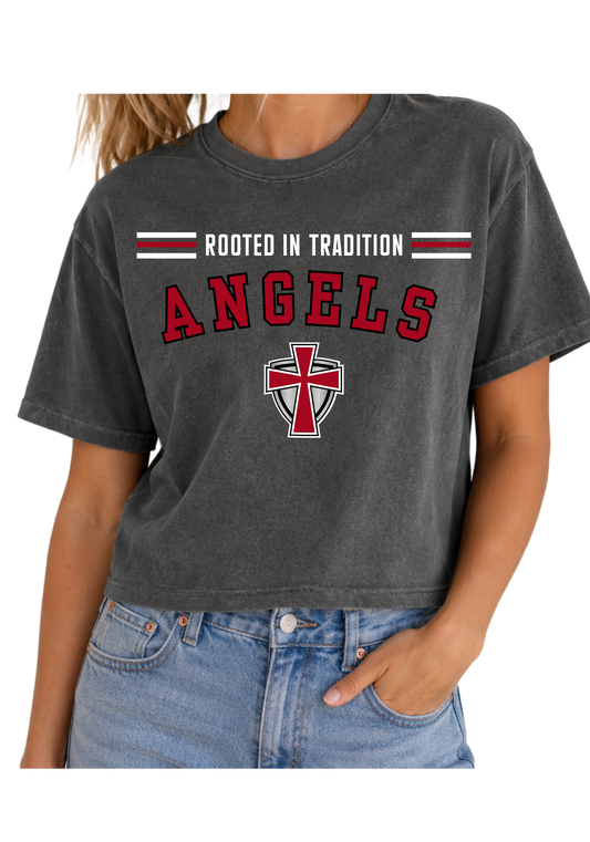 Rooted Angel Hockey Adult Tee, Long Sleeve or Hoodie