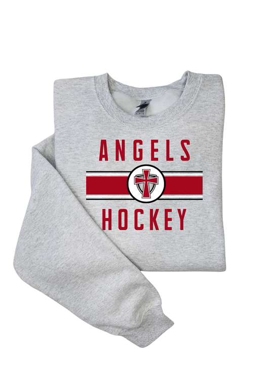 Angels Hockey Adult Tee, Long Sleeve or Hoodie