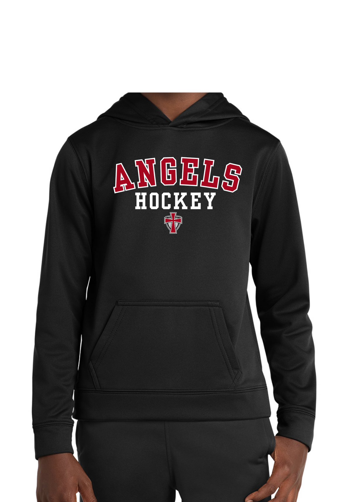 Angels Hockey Adult Long Sleeve or Hoodie