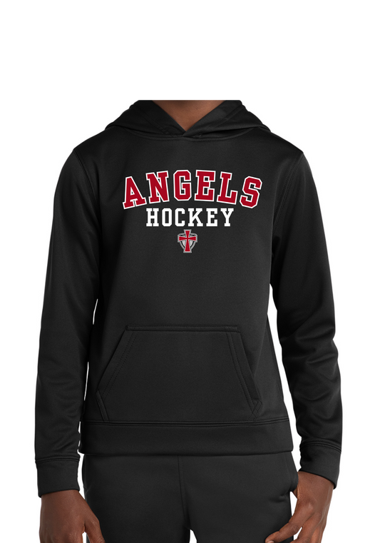 Angels Hockey Adult Long Sleeve or Hoodie