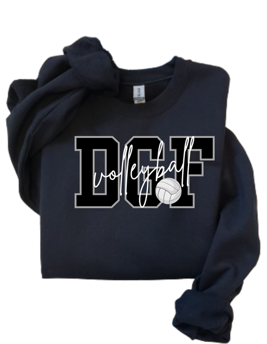 DGF Volleyball dgf302- Tee, Crew, Hoodie