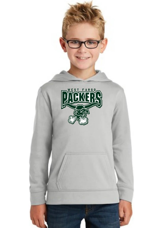 West Fargo Packer Youth Dry Fit Hoodie