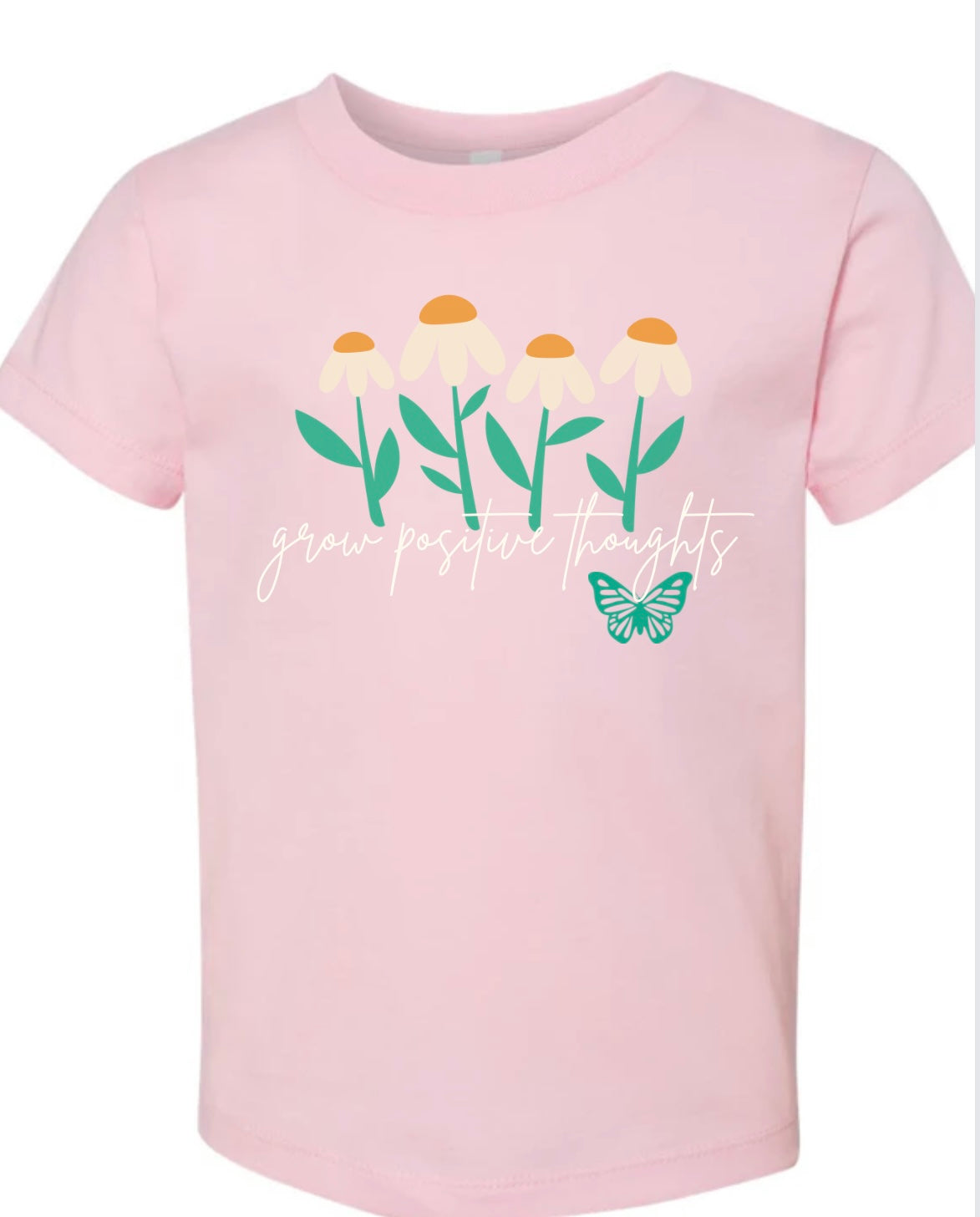 Youth Grow Positive Thoughts Graphic Tee