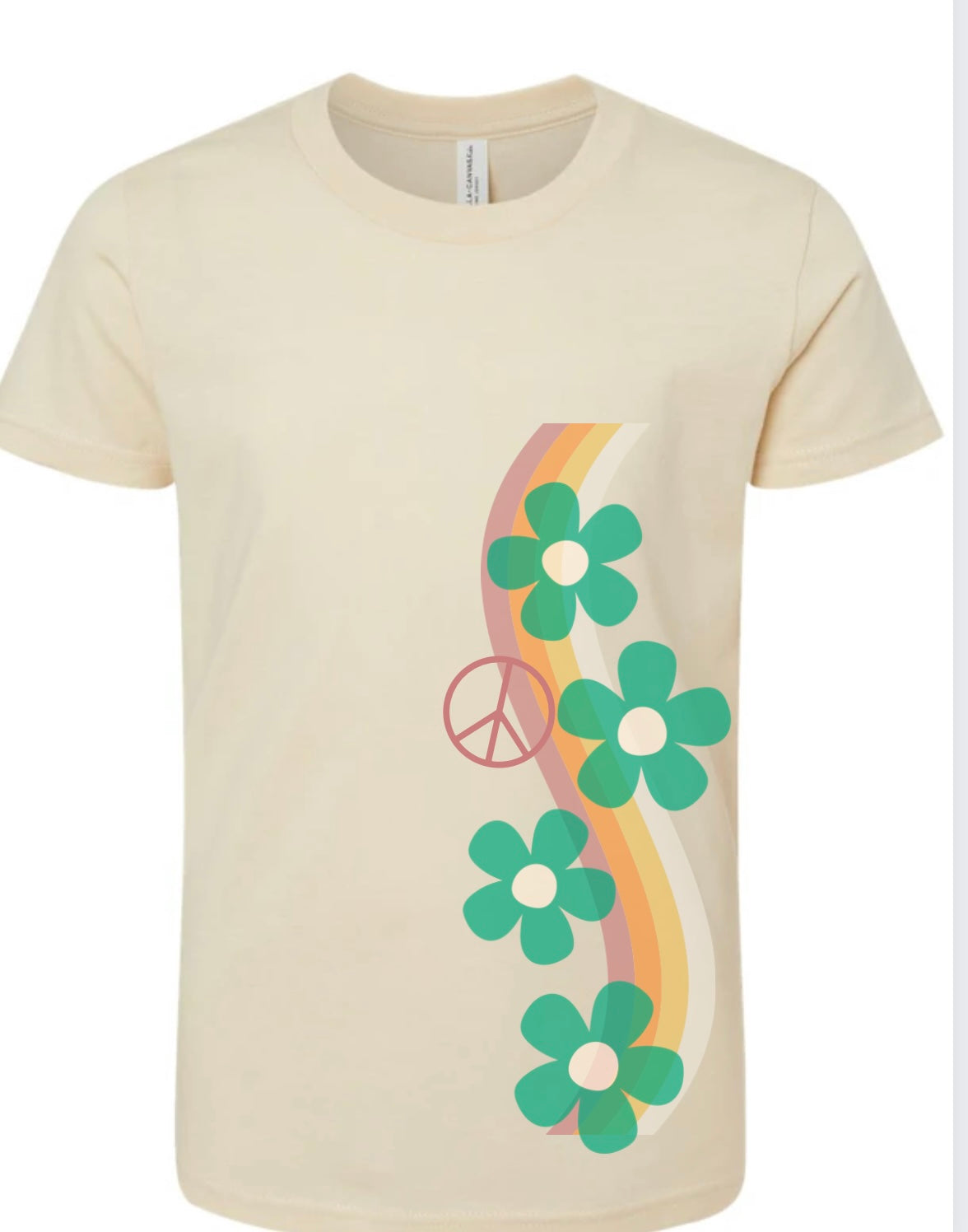 Youth Flower Power Graphic Tee