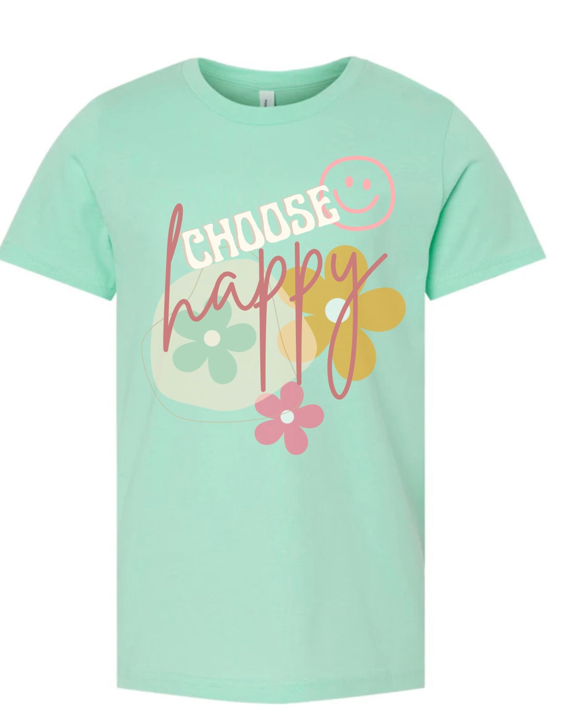 Youth Choose Happy Graphic Tee
