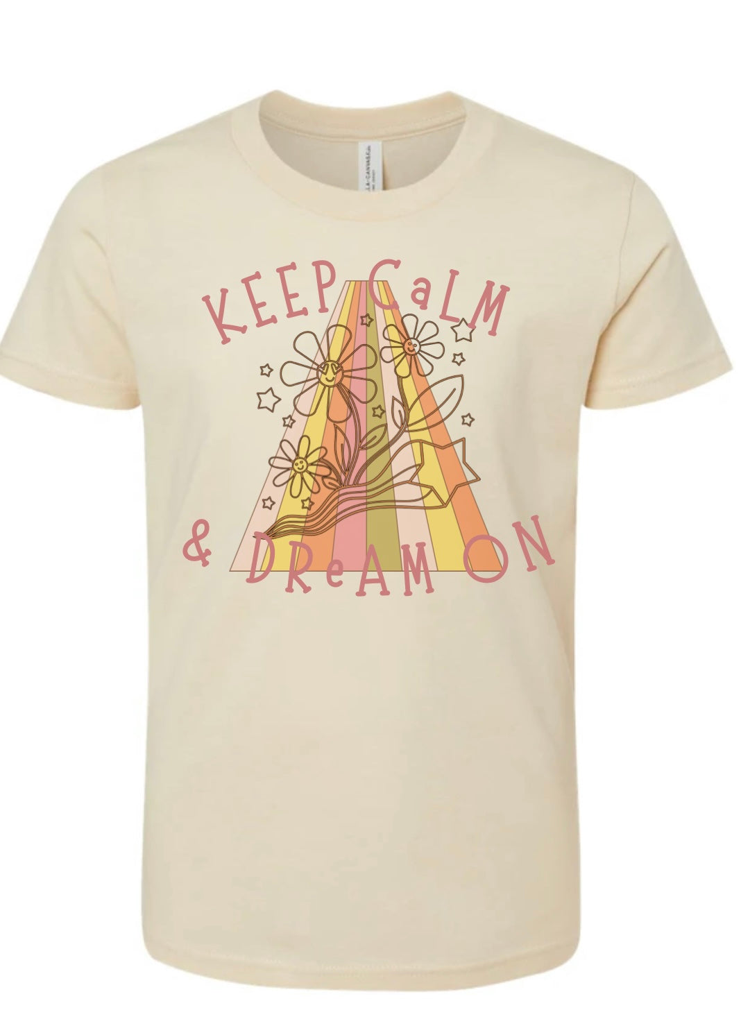 Youth Keep Calm and Dream On Graphic Tee