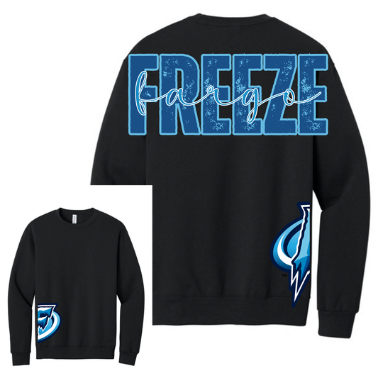 Fargo Freeze Large Letter Side Logo Crew