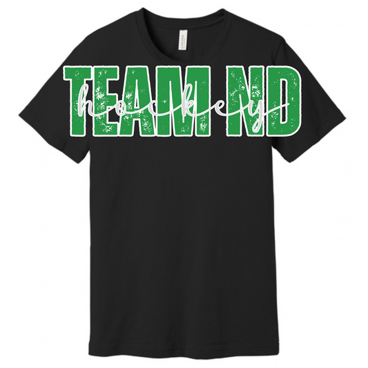 Large Front Tee - Team ND