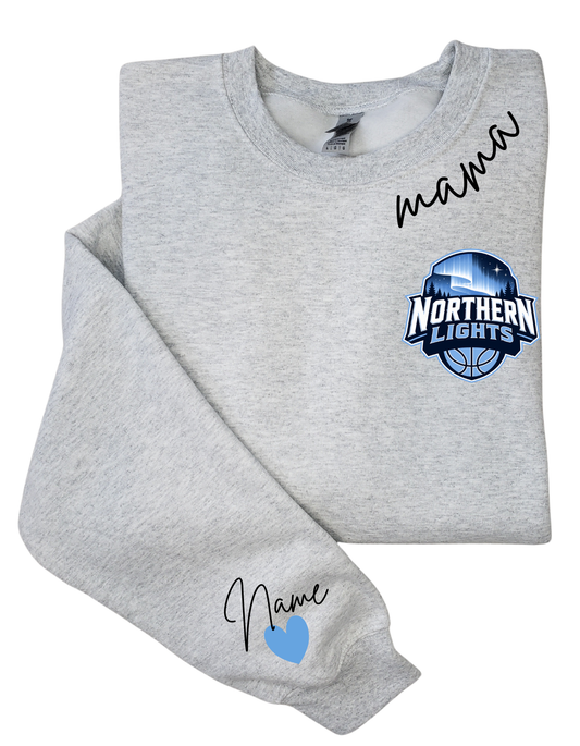 Northern Lights Mama Custom Crew
