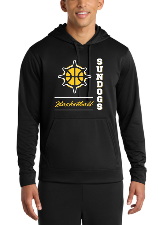 Sundogs Vertical Basketball Youth Dry Fit Tee, Long Sleeve , Hoodie