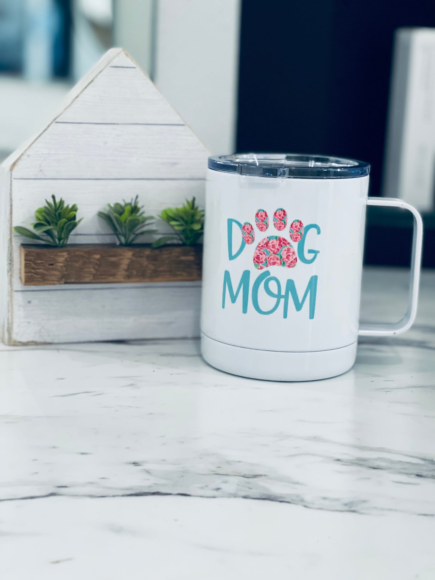 Dog Mom Stainless Steel Coffee Cup