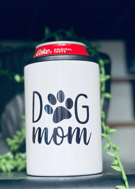 Dog Mom Stainless Steel Can Koozie