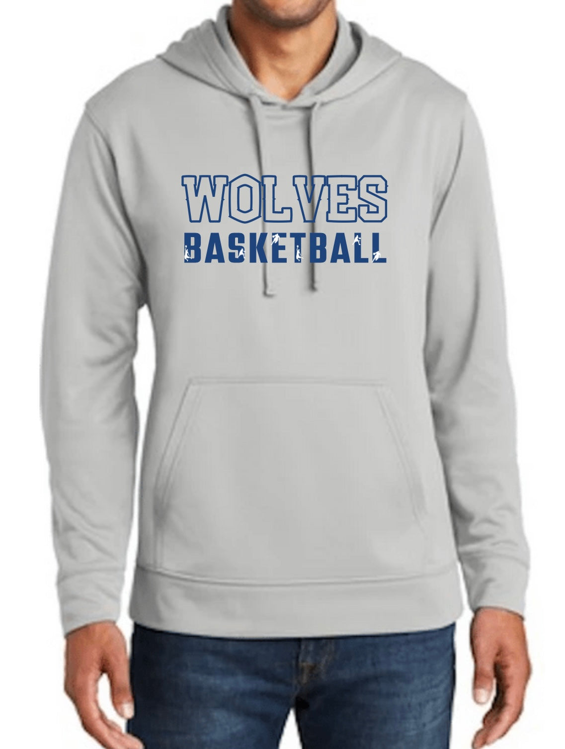 Wolves Adult Dry Fit Hooded Sweatshirt