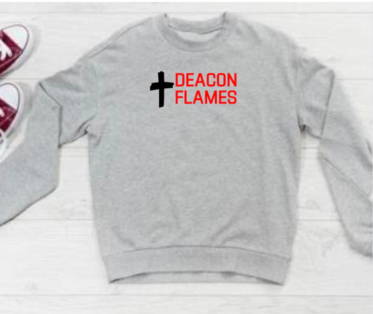 Adult Crew Flames Sweatshirt