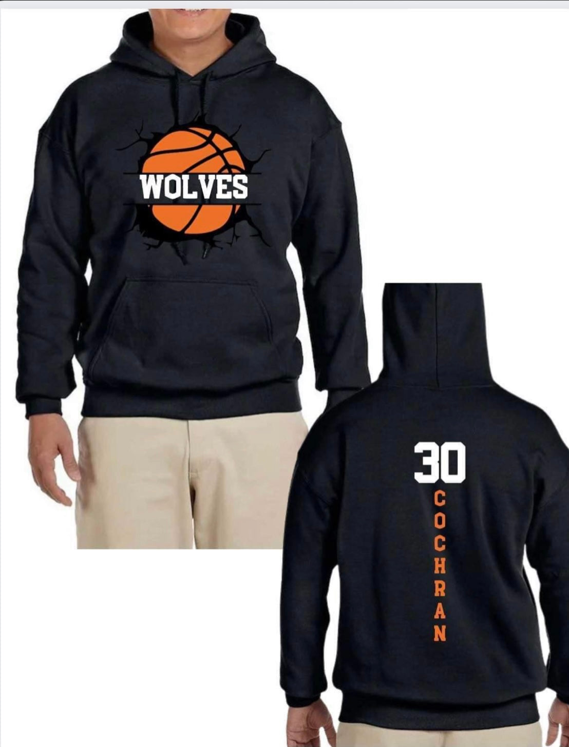 Wolves Dry Fit Basketball Hoodie